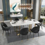 Mid-Century Velvet Side Chair - Image 5