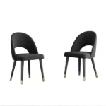 Mid-Century Velvet Side Chair - Image 7