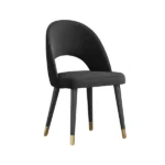 Mid-Century Velvet Side Chair