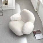 Velvet Deep Seated Armchair - Image 2