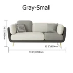 Leath-Aire Sofa - Image 7