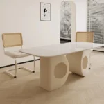 White Marble Dining Table - Image 2
