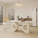 White Marble Dining Table - Image 3